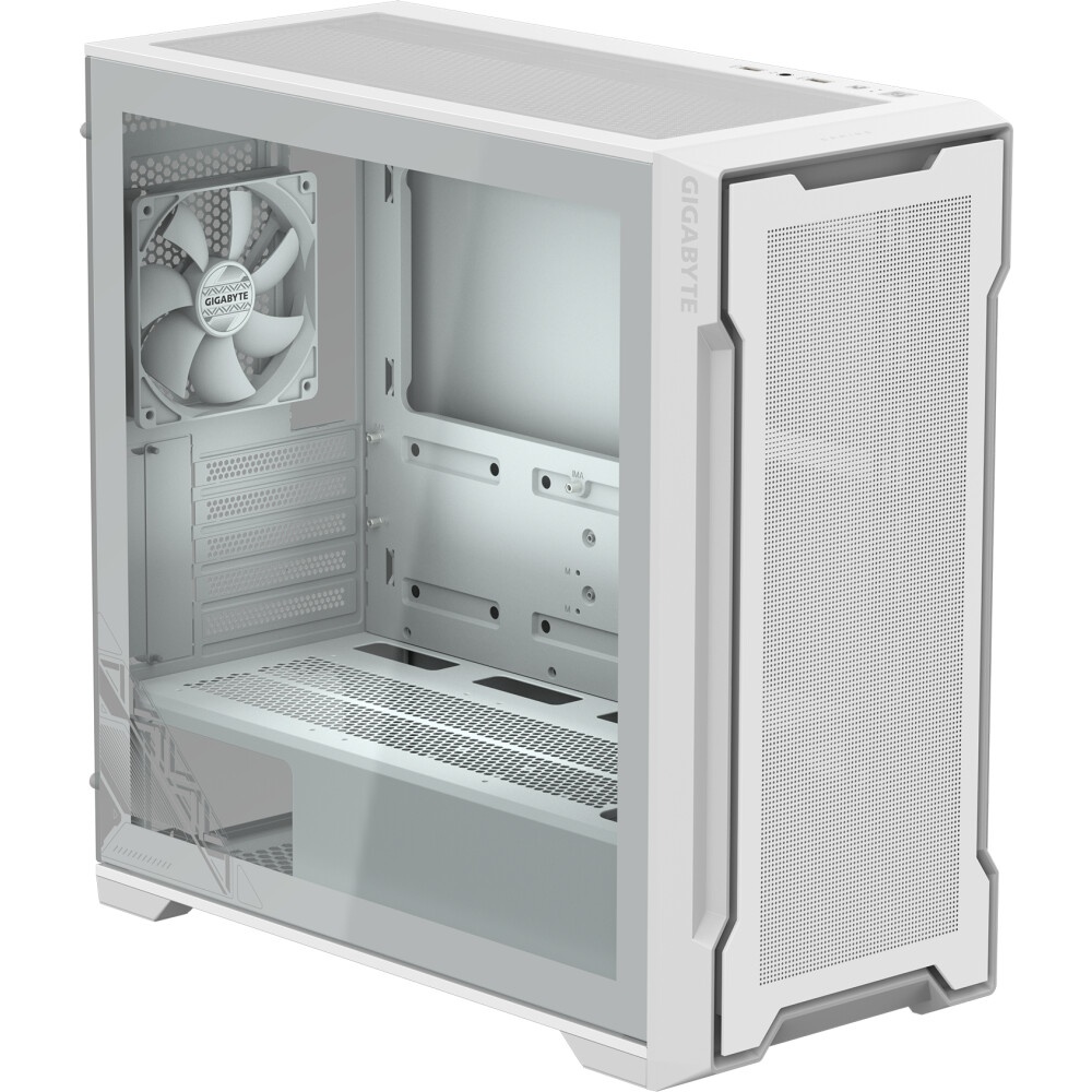 Компьютерный корпус Gigabyte C102W GB-C102GI белый без БП M-ATX 5x120mm 4x140mm 2xUSB3.0 audio bott