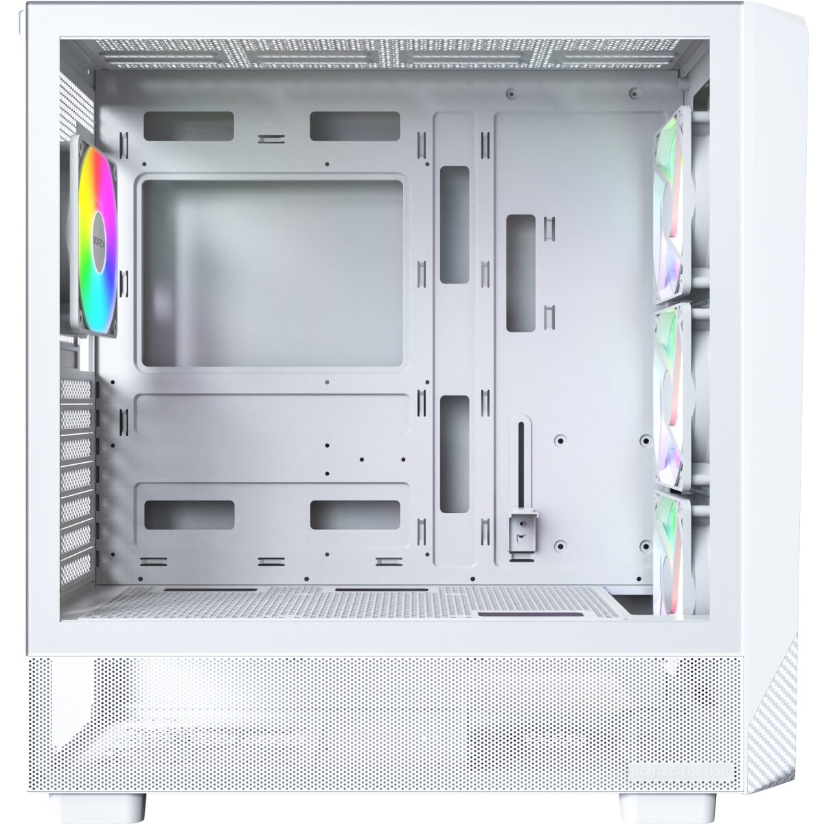 Компьютерный корпус Gigabyte C102W GB-C102GI белый без БП M-ATX 5x120mm 4x140mm 2xUSB3.0 audio bott
