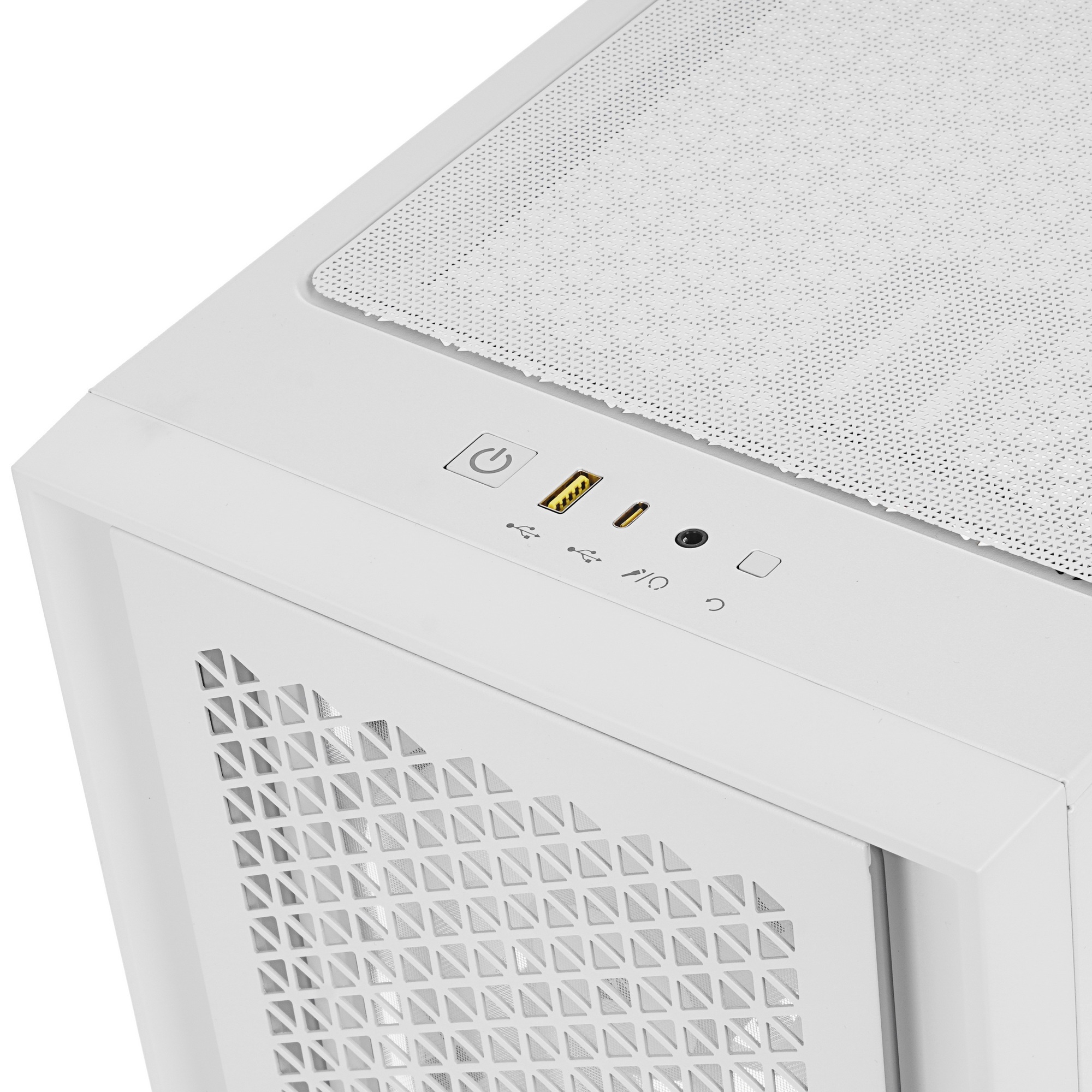 Корпус без блока питания Corsair iCUE 4000D RGB Airflow, Midi-Tower, TG, 3x120mm RGB, 1xUSB-A 3.2, 1