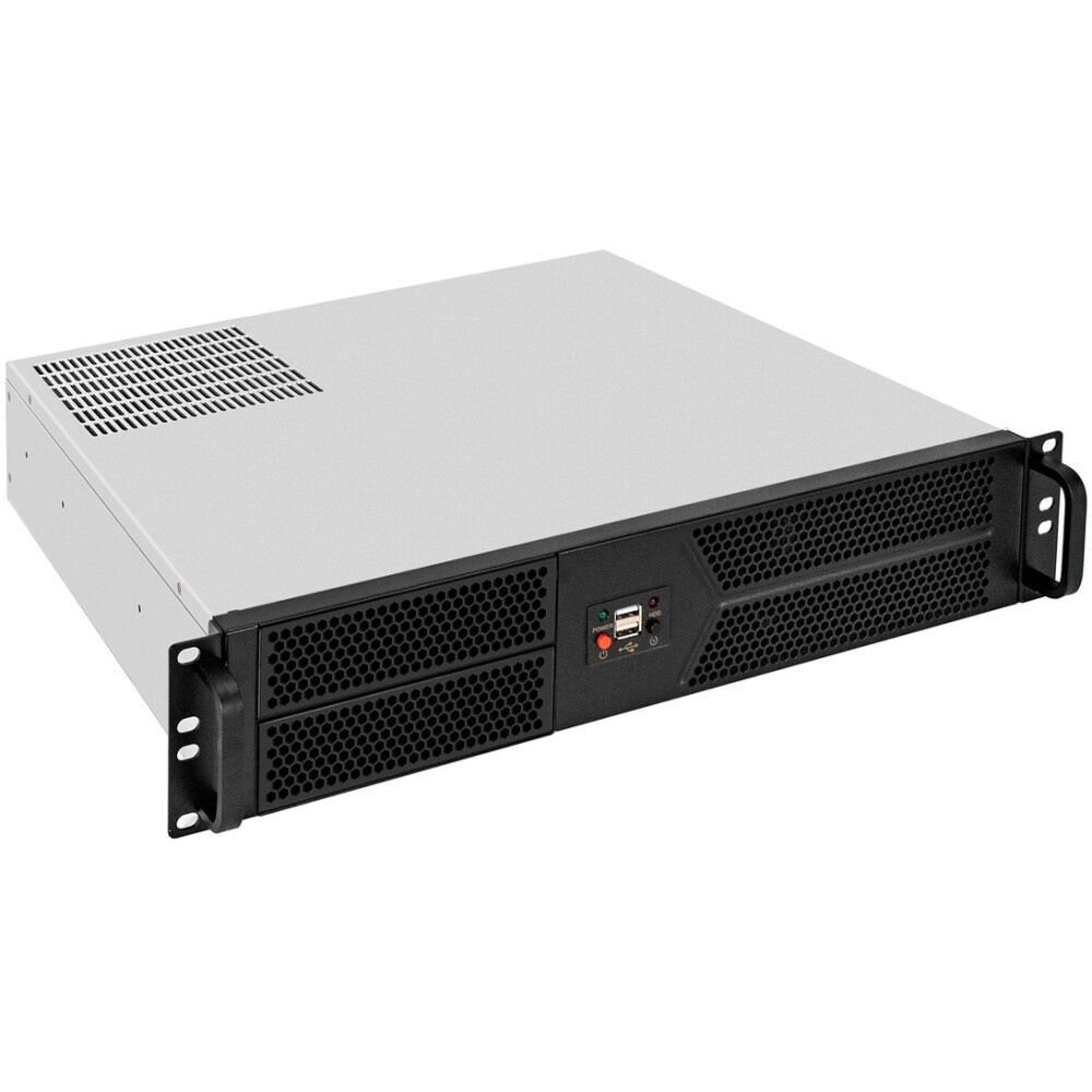 Серверный корпус ExeGate Pro 2U400-04 (RM 19", высота 2U, глубина 400, БП 1100ADS, 2*USB)
