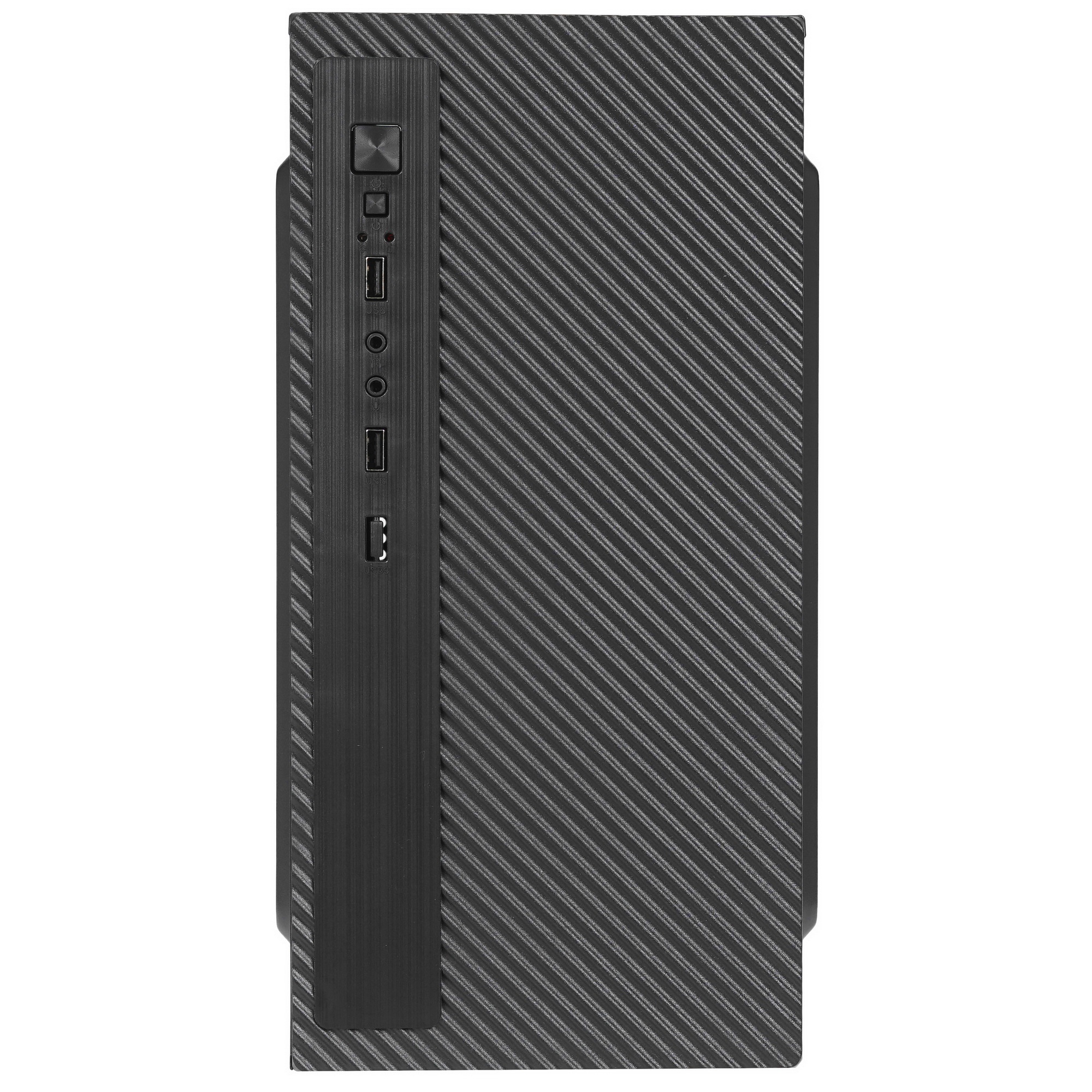 Компьютерный корпус Accord Entry ACC-2053B черный без БП mATX 1x80mm 1x120mm 2xUSB2.0 audio