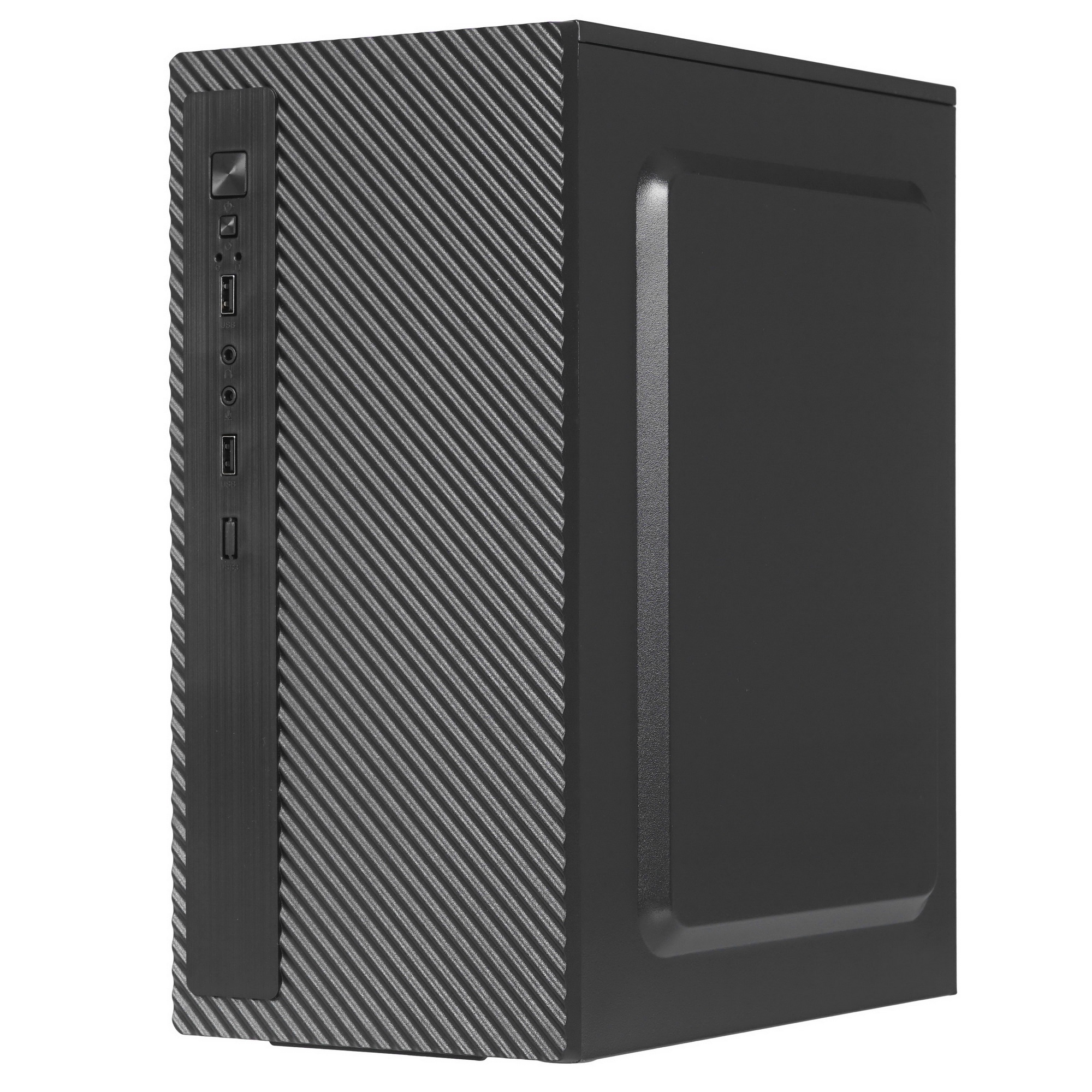 Компьютерный корпус Accord Entry ACC-2053B черный без БП mATX 1x80mm 1x120mm 2xUSB2.0 audio