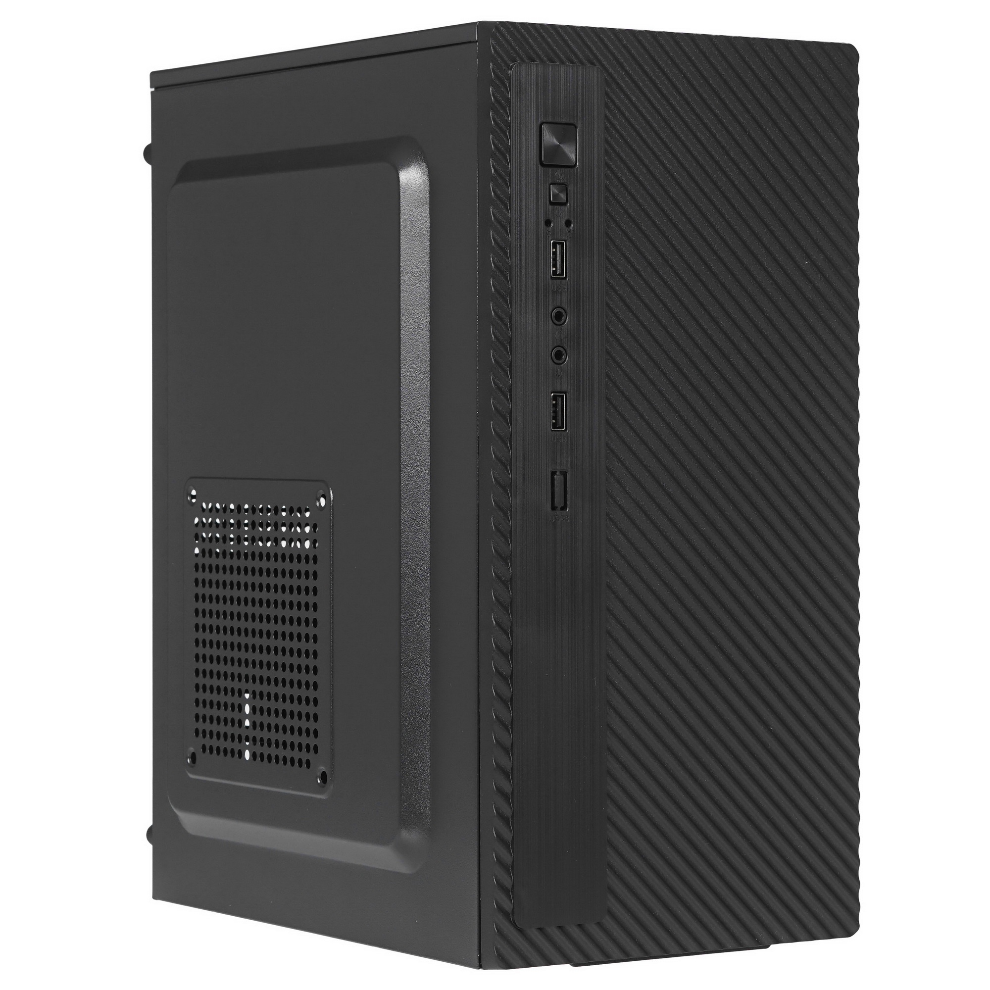 Компьютерный корпус Accord Entry ACC-2053B черный без БП mATX 1x80mm 1x120mm 2xUSB2.0 audio
