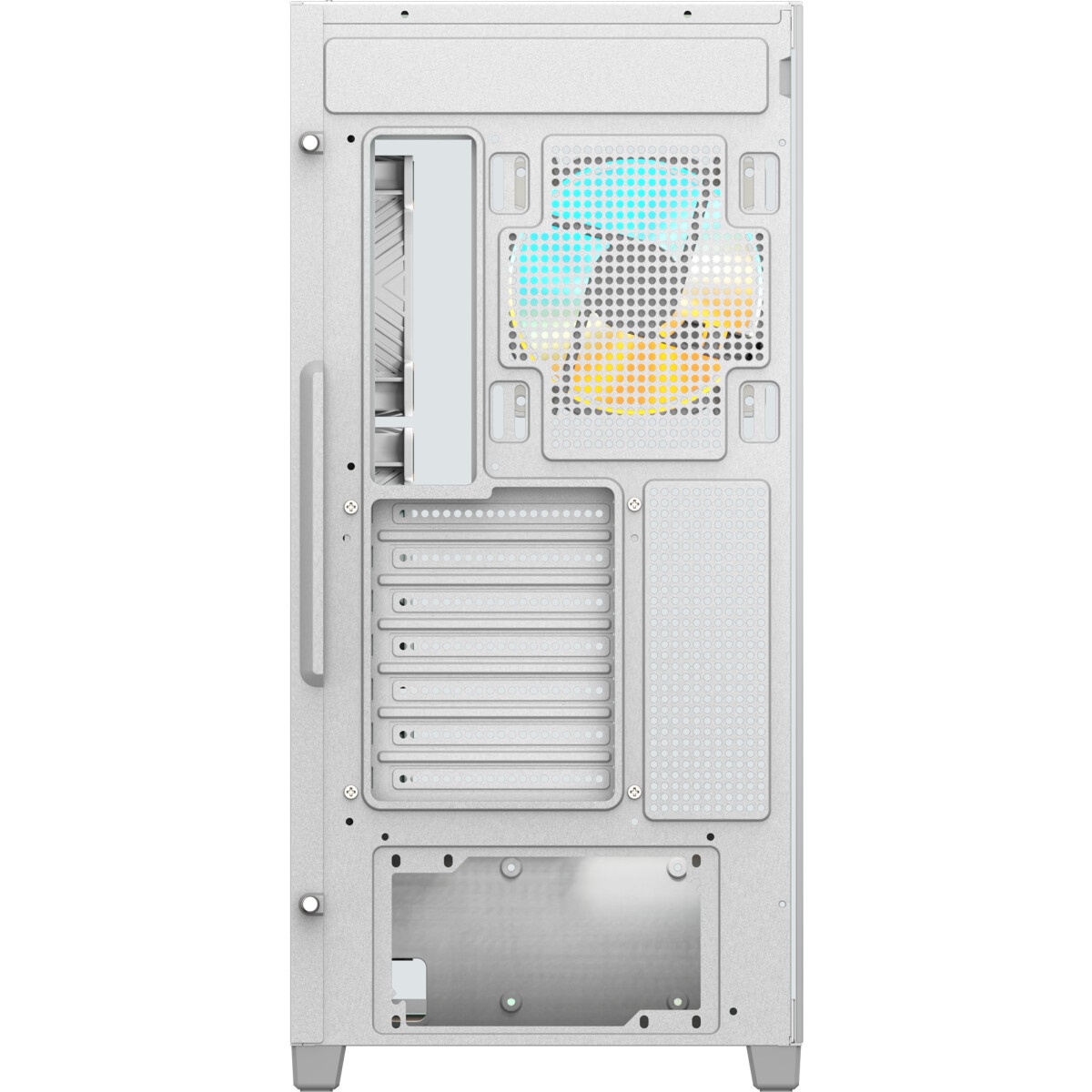 Корпус  Ocypus Iota C70 WH ARGB ATX / win / white / 6 ARGB fans / no PSU / Tempered Glass