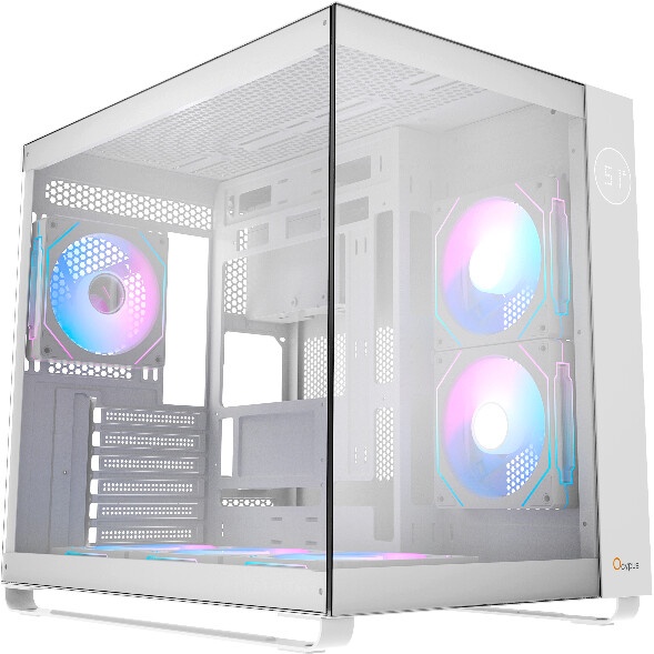Корпус  Ocypus Iota C70 WH ARGB ATX / win / white / 6 ARGB fans / no PSU / Tempered Glass