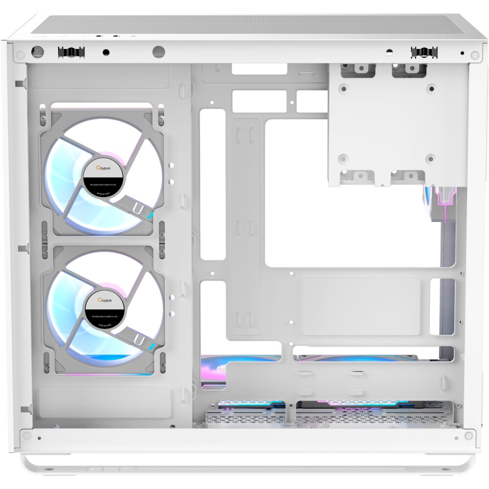 Корпус  Ocypus Iota C70 WH ARGB ATX / win / white / 6 ARGB fans / no PSU / Tempered Glass