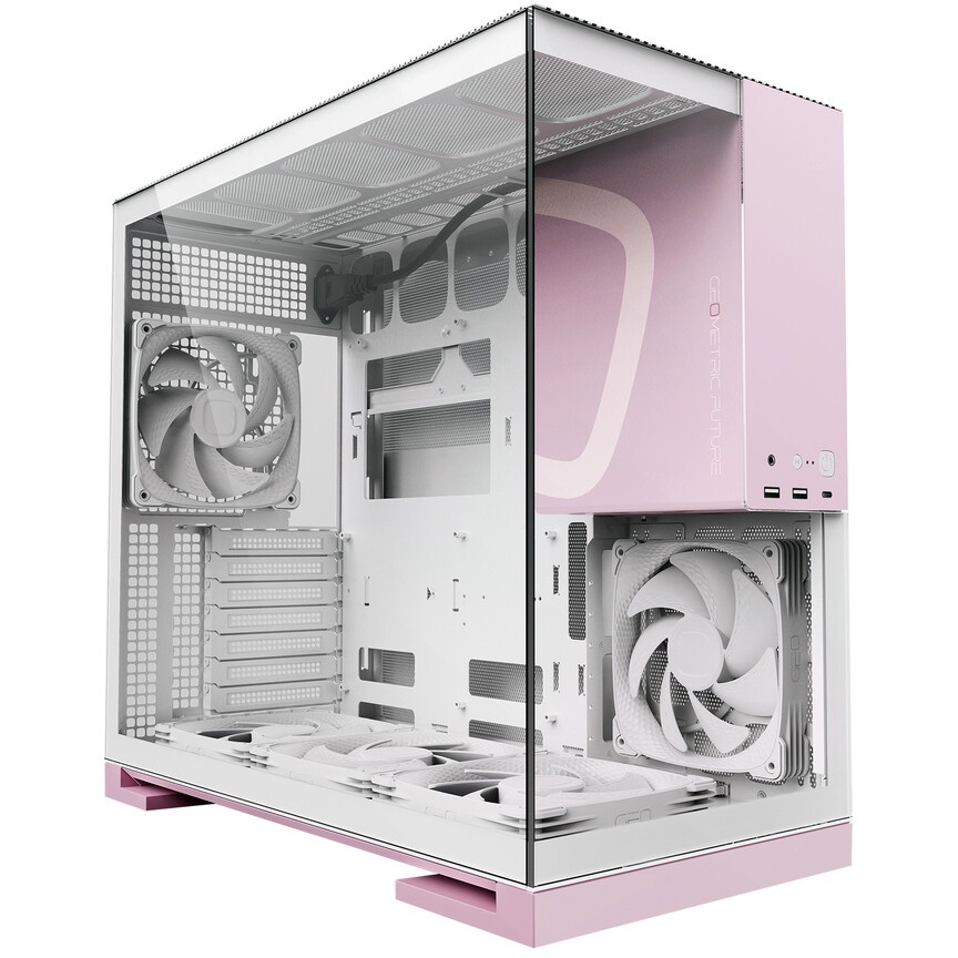 Корпус  Ocypus Iota C70 WH ARGB ATX / win / white / 6 ARGB fans / no PSU / Tempered Glass