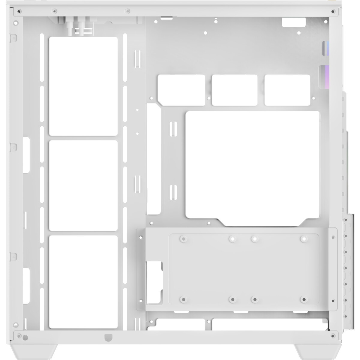 Корпус  Ocypus Iota C70 WH ARGB ATX / win / white / 6 ARGB fans / no PSU / Tempered Glass
