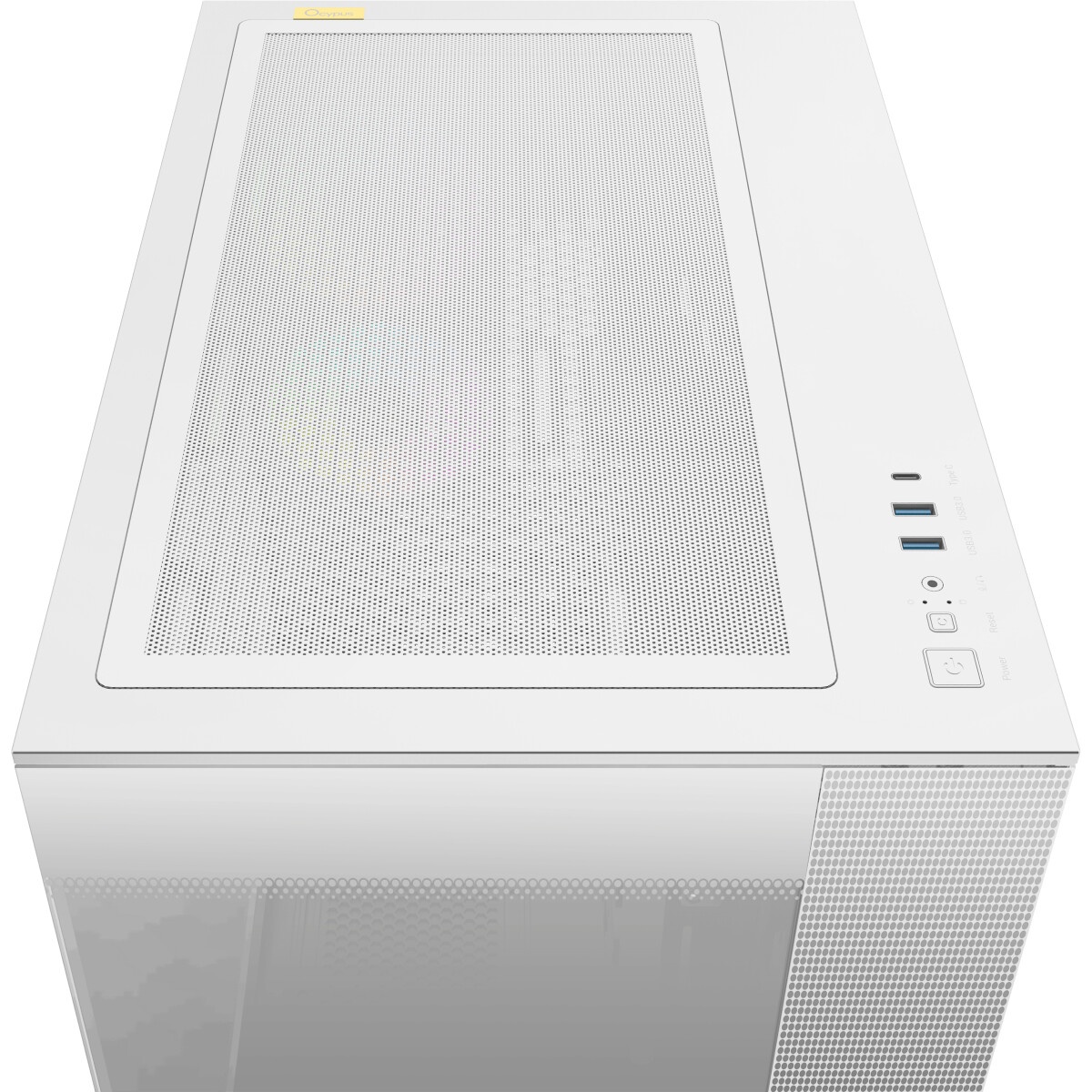 Корпус  Ocypus Iota C70 WH ARGB ATX / win / white / 6 ARGB fans / no PSU / Tempered Glass
