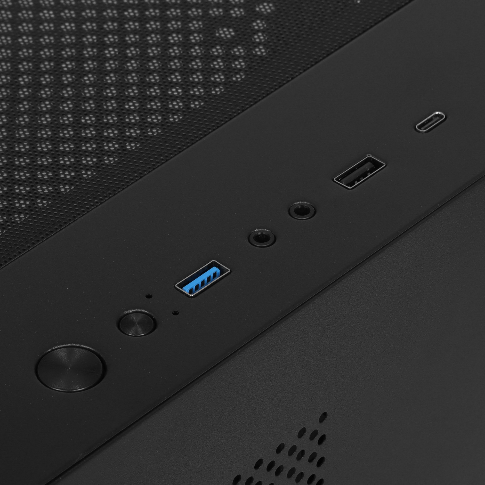 Компьютерный корпус Bloody BD-CC103 черный без БП mATX 7x120mm 1xUSB2.0 1xUSB3.0 audio bott PSU