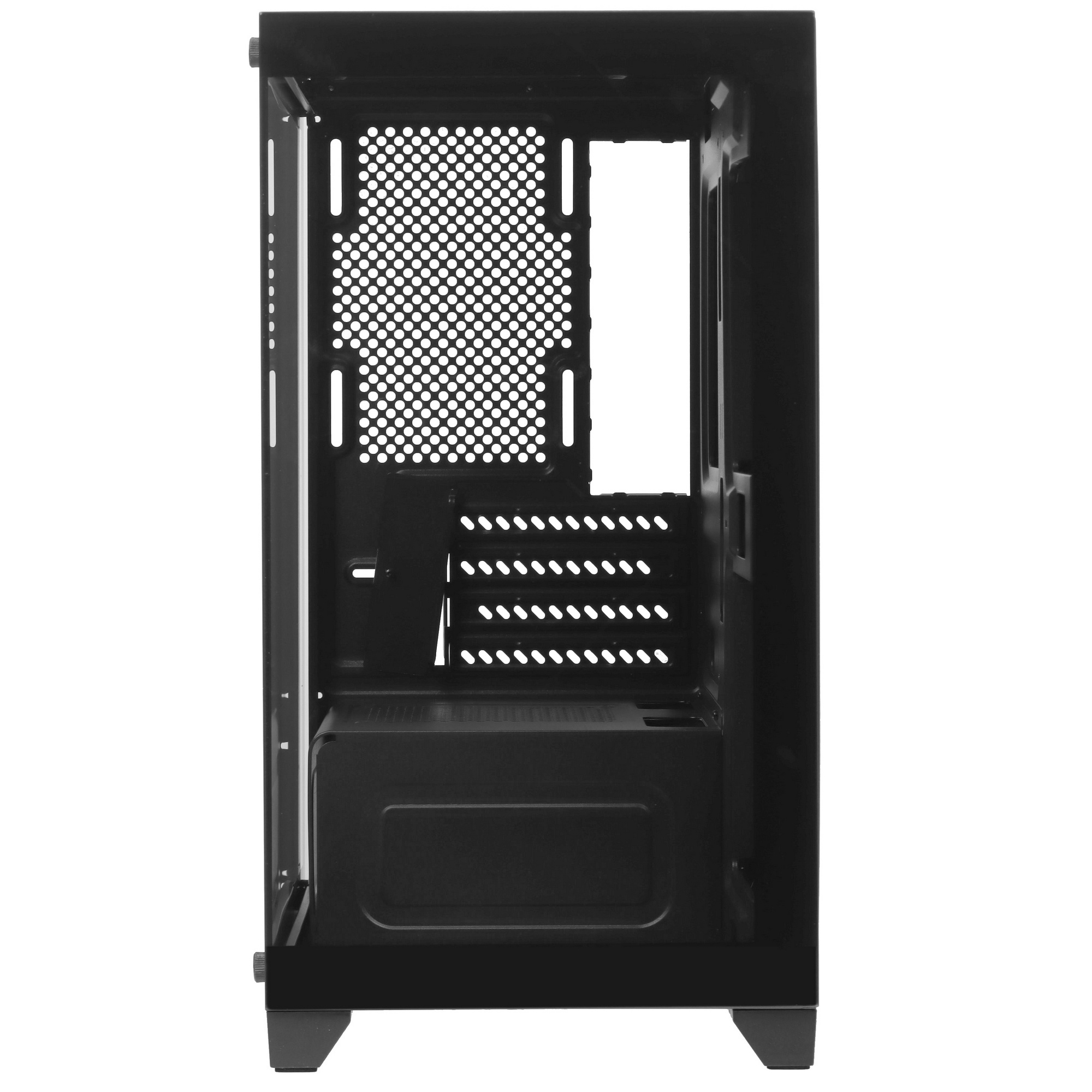 Компьютерный корпус Bloody BD-CC103 черный без БП mATX 7x120mm 1xUSB2.0 1xUSB3.0 audio bott PSU