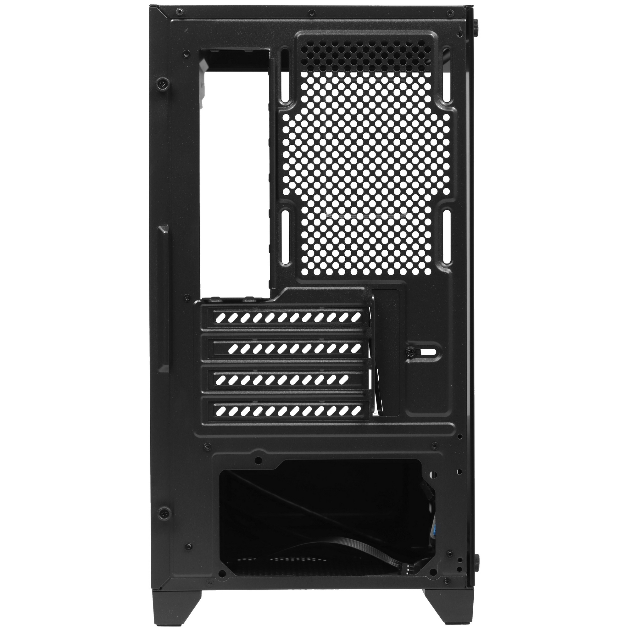 Компьютерный корпус Bloody BD-CC103 черный без БП mATX 7x120mm 1xUSB2.0 1xUSB3.0 audio bott PSU