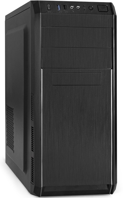 Компьютерный корпус Miditower ExeGate XP-334UC-XP450 (ATX, XP450 с вент. 12см, 1*USB+1*USB3.0+1*Type