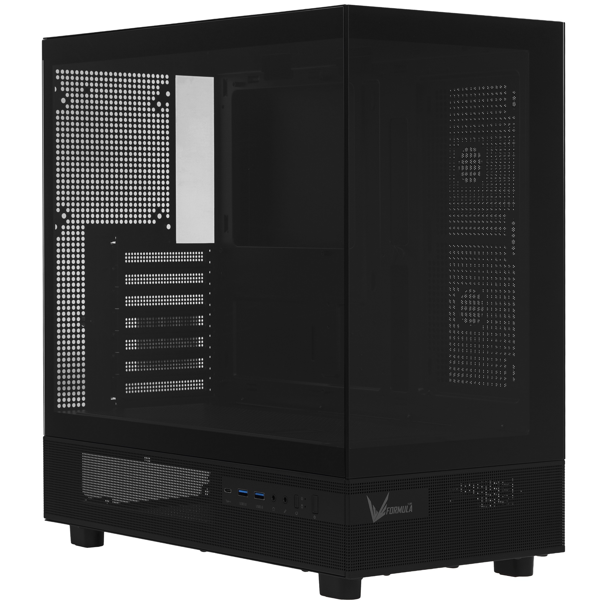 Компьютерный корпус AeroCool / Formula Crystal Z8 черный без БП ATX 9x120mm 7x140mm 1xUSB2.0 1xUSB3.
