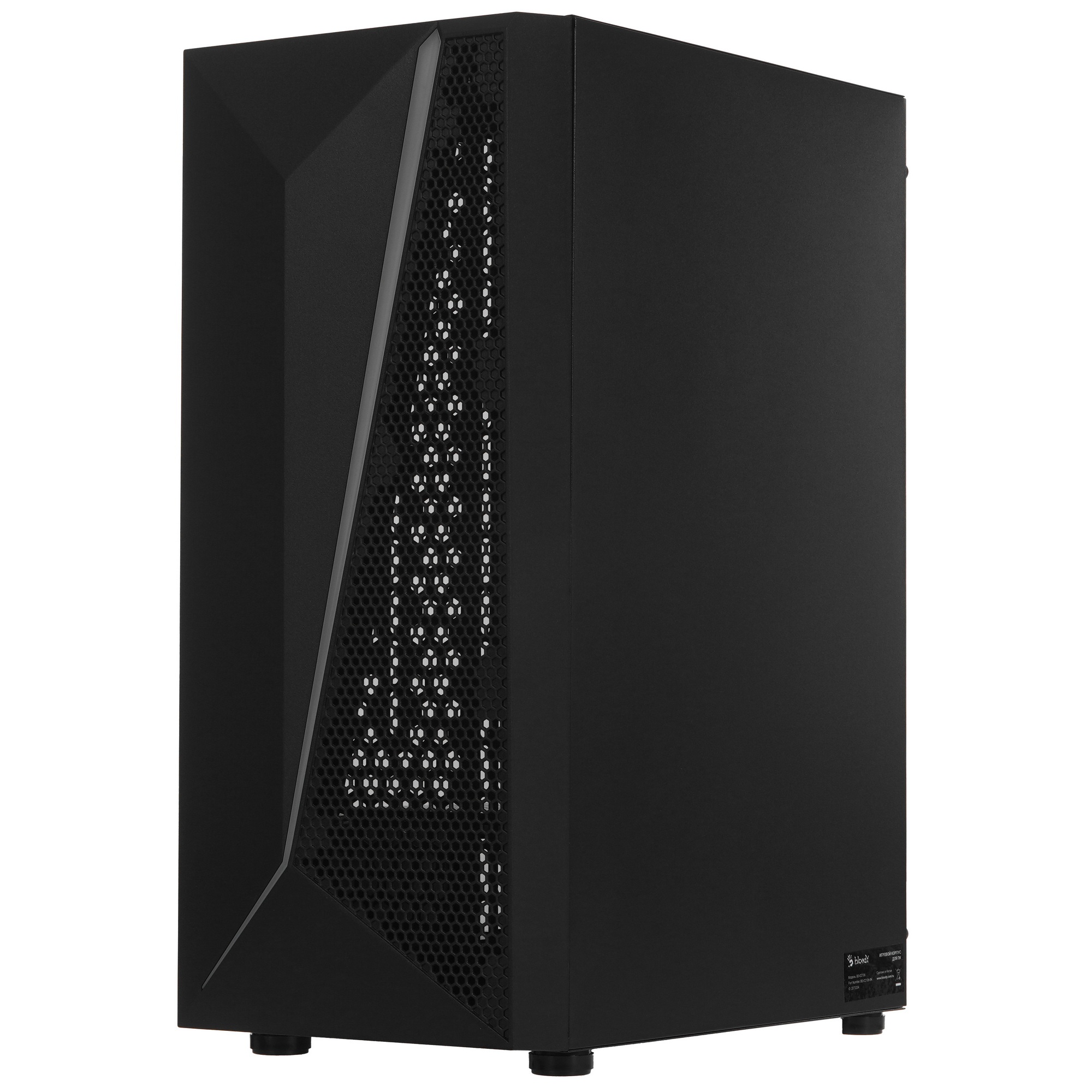 Корпус Bloody BD-CC106 черный без БП ATX 8x120mm 1xUSB2.0 1xUSB3.0 audio bott PSU