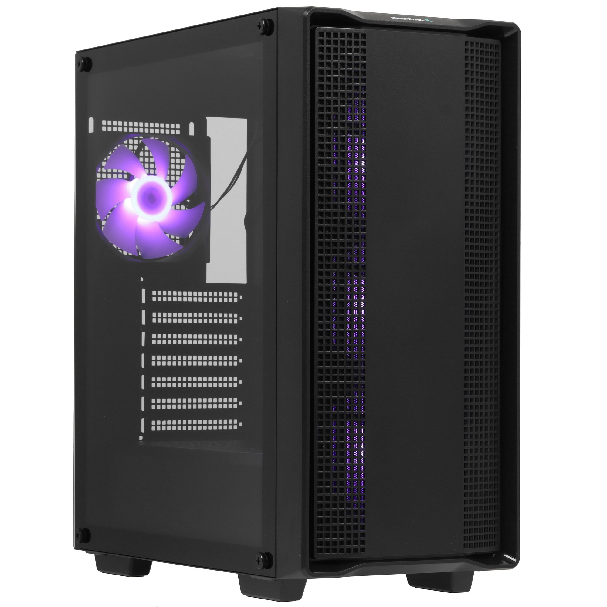 Компьютерный корпус MidiTower Deepcool CC560 A-RGB black (ATX, без БП, ARGB, USB3.2 Type-A+USB2.0 Ty