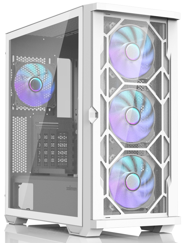 Компьютерный корпус MidiTower Zalman Z10 DUO White (без блока питания) (Zalman Z10 DUO White)