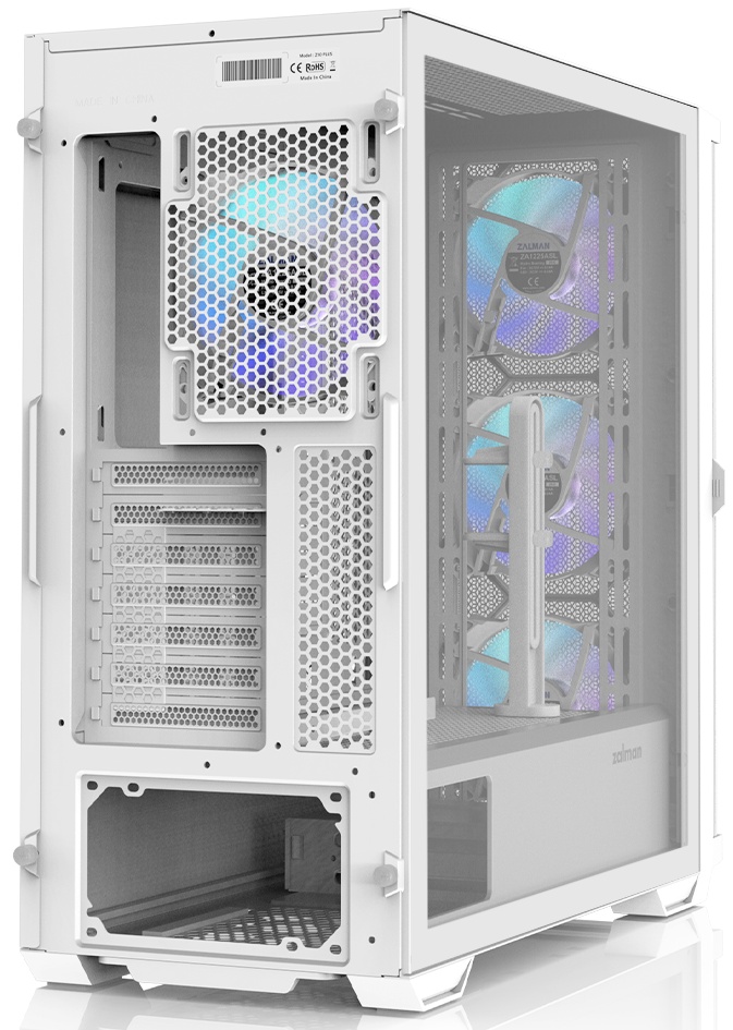Компьютерный корпус MidiTower Zalman Z10 DUO White (без блока питания) (Zalman Z10 DUO White)