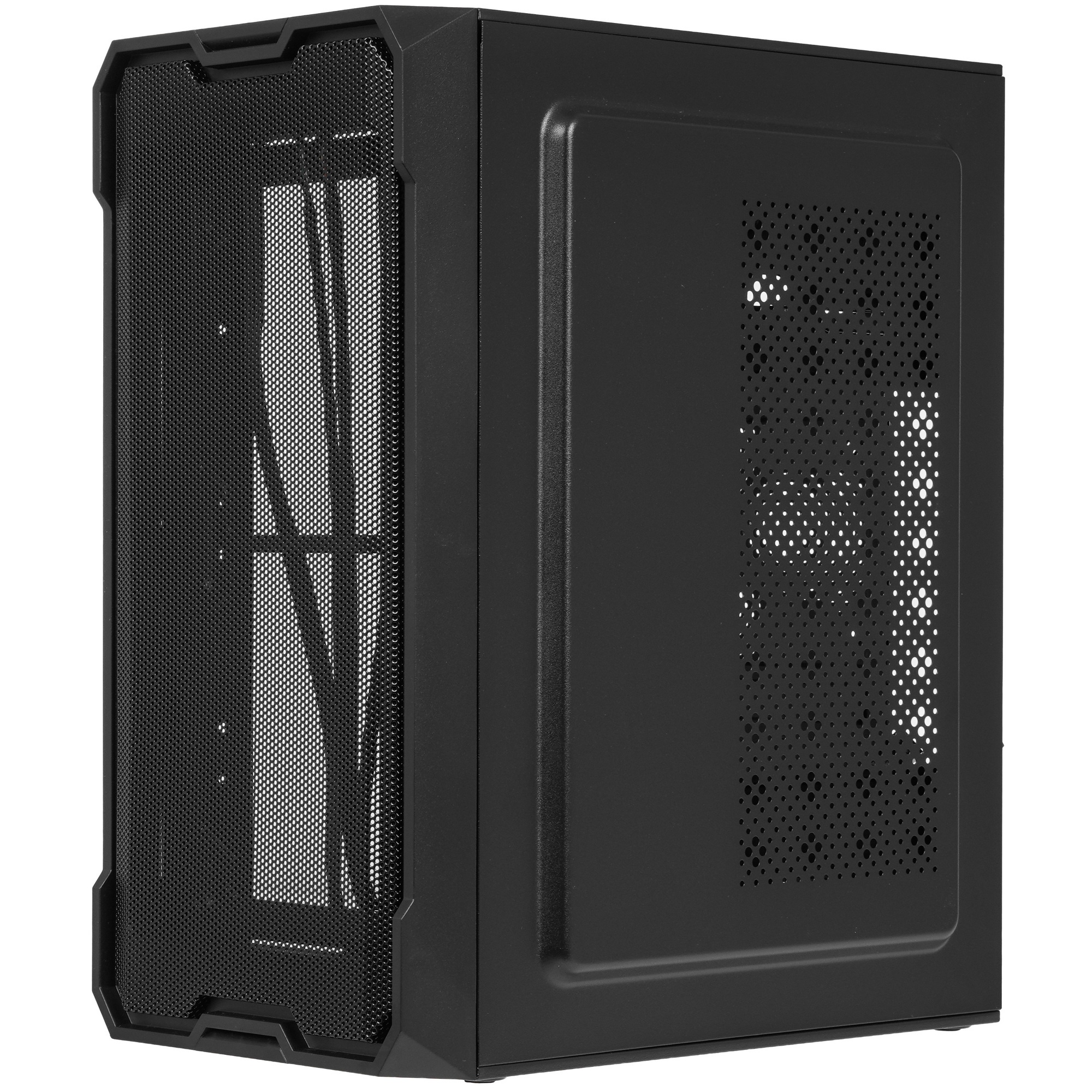 Корпус Оклик OCC-MN301 черный без БП mATX 1x80mm 2x120mm 1xUSB2.0 1xUSB3.0 audio