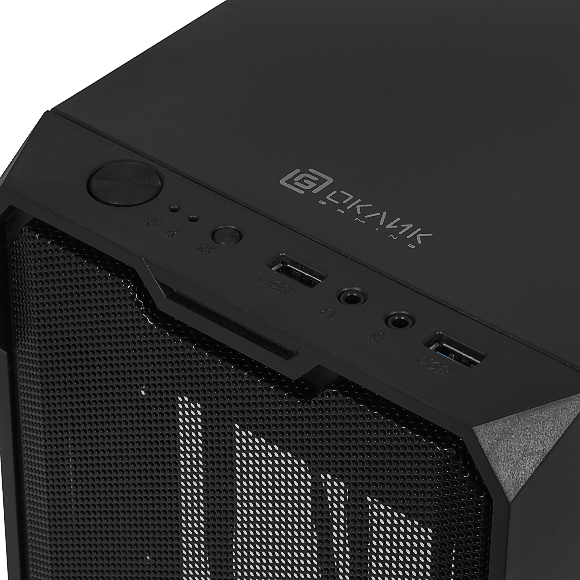 Корпус Оклик OCC-MN301 черный без БП mATX 1x80mm 2x120mm 1xUSB2.0 1xUSB3.0 audio