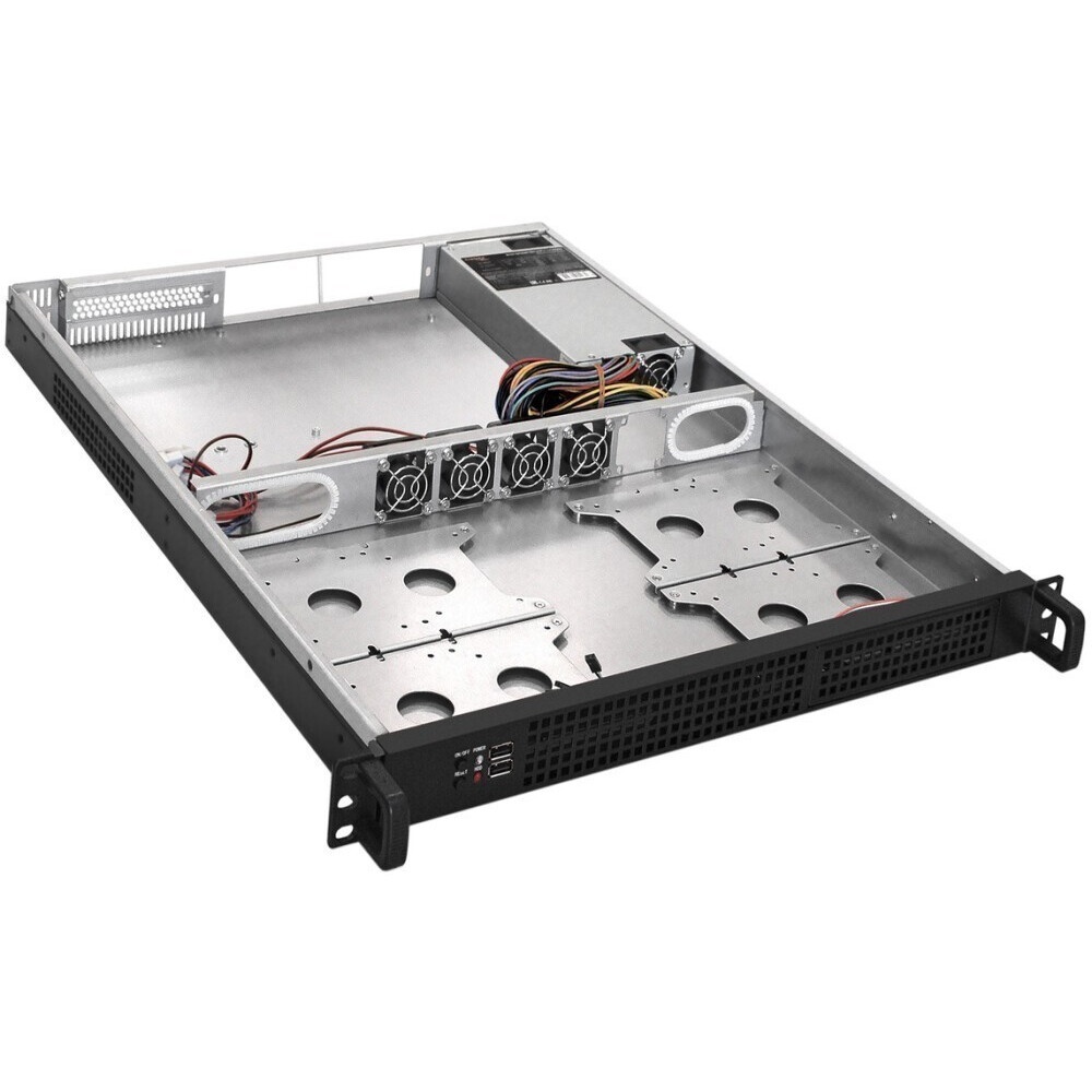 Серверный корпус ExeGate Pro EX293172RUS 1U550-04 RM 19", высота 1U, глубина 550, БП 1U-900ADS, USB