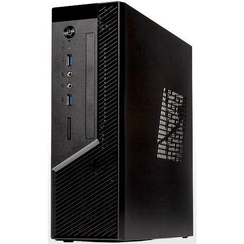 Компьютерный корпус с блоком питания 250Вт. Сase Foxline mITX 250W TFX, 2xUSB3.0, Black/Black Trim,