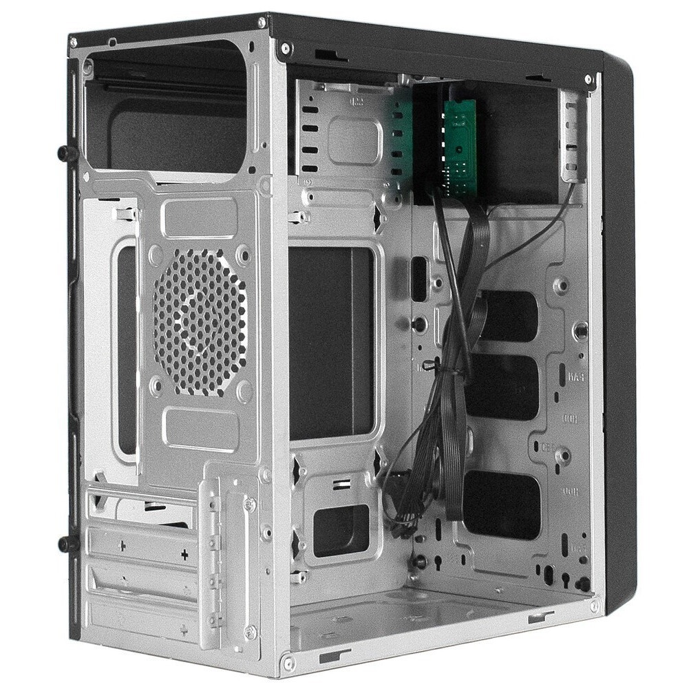 Компьютерный корпус Minitower ExeGate mEVO-7803 (mATX, без БП, 2*USB+1*USB3.0, HD аудио, черный, 2 в