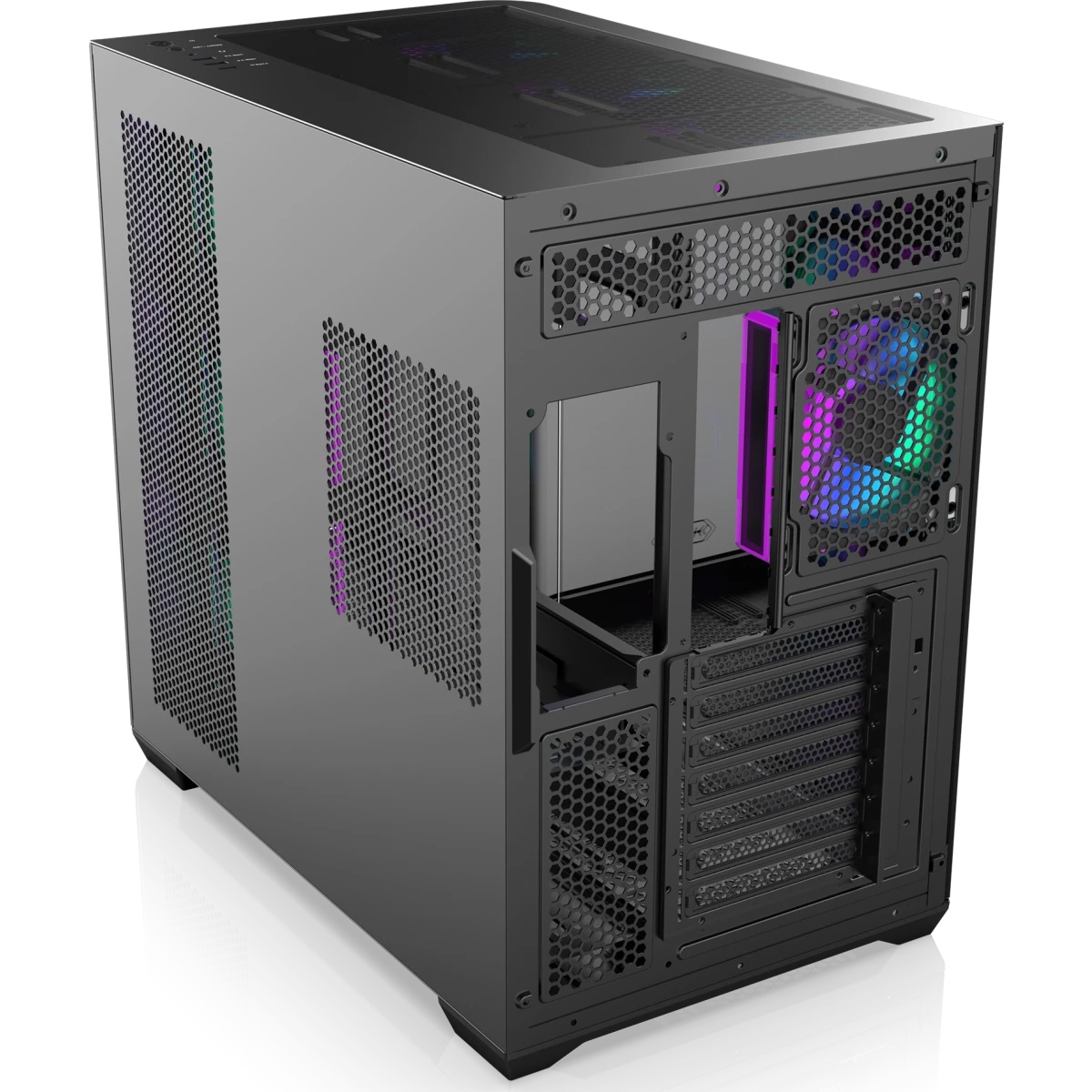 Корпус без блока питания/ Case Raijintek ATREUS BT7, Midi-Tower, TG, 7x120mm ARGB, 2xUSB-A 3.0 + 1xU