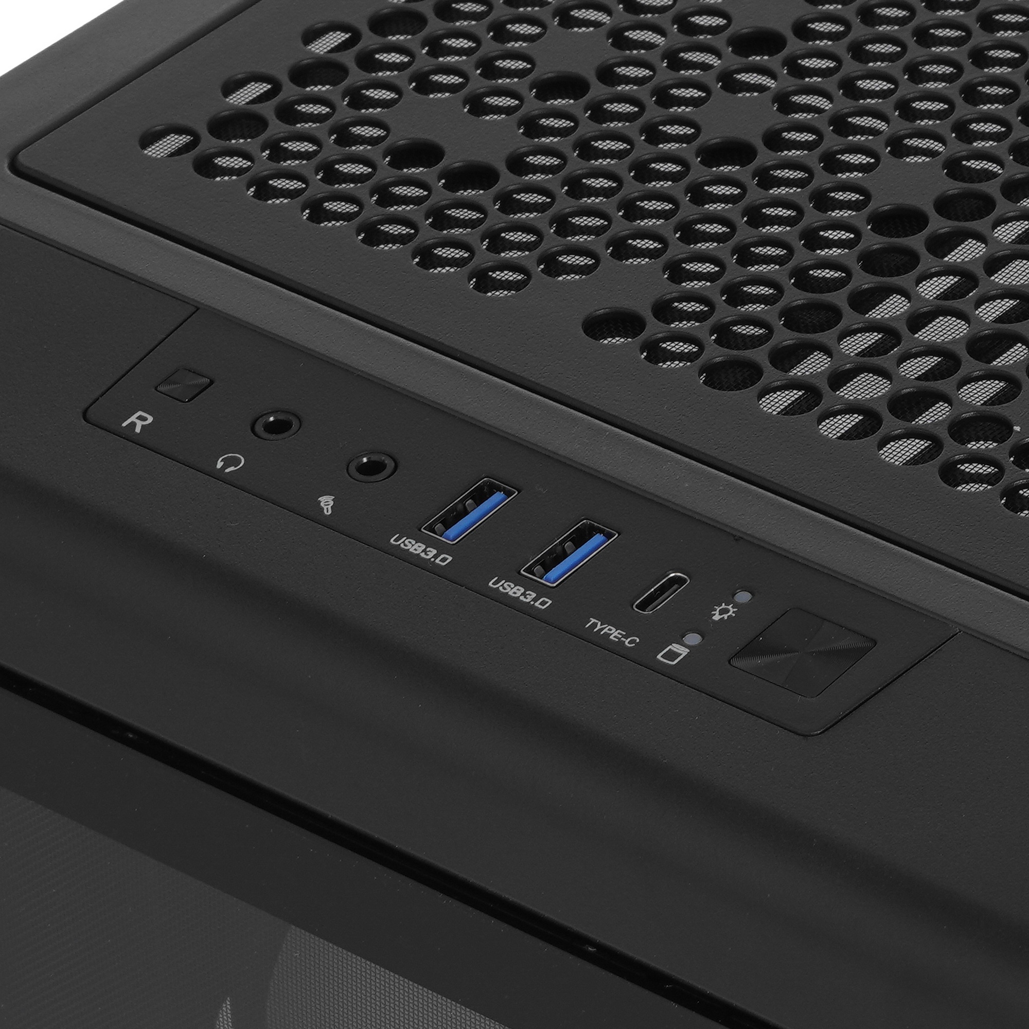 Компьютерный корпус Thermaltake Ceres 350 MX черный без БП E-ATX 2x140mm 2xUSB3.0 audio bott PSU