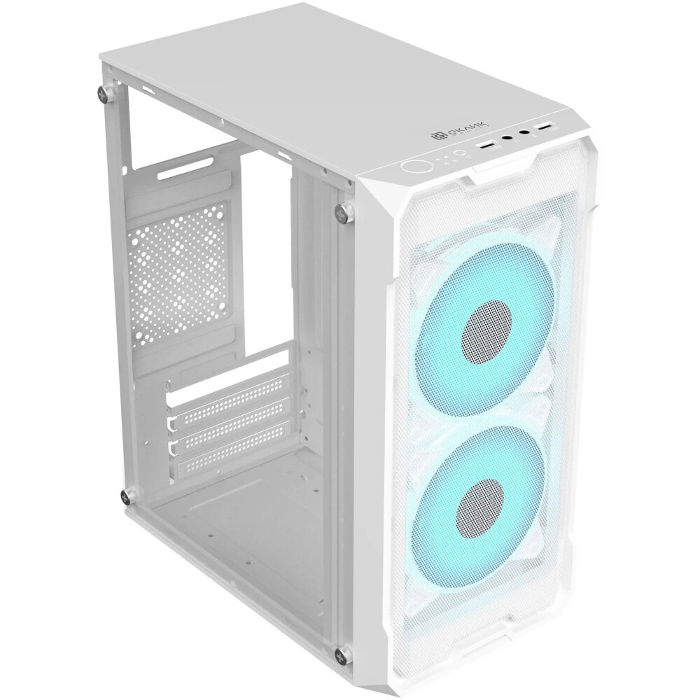 Корпус Оклик OCC-MN302F белый без БП mATX 1xUSB2.0 1xUSB3.0 audio