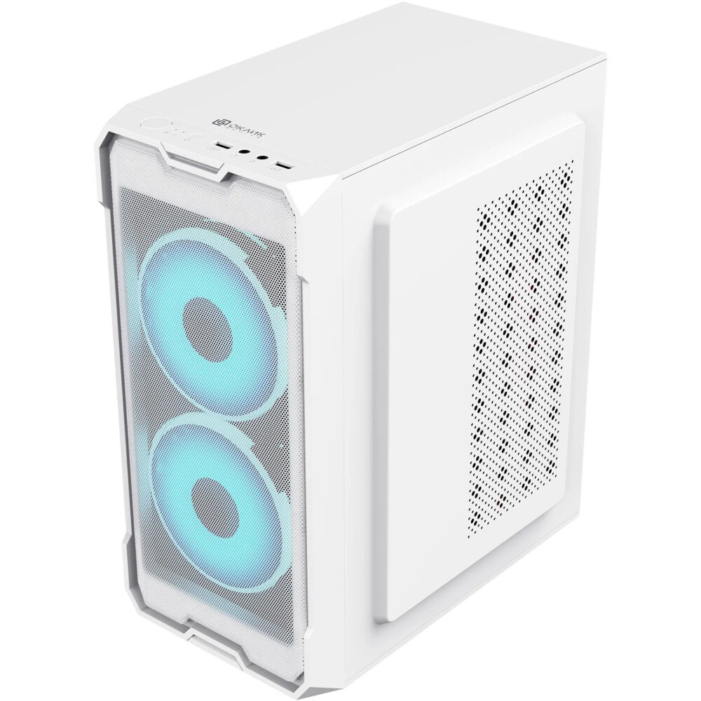 Корпус Оклик OCC-MN302F белый без БП mATX 1xUSB2.0 1xUSB3.0 audio