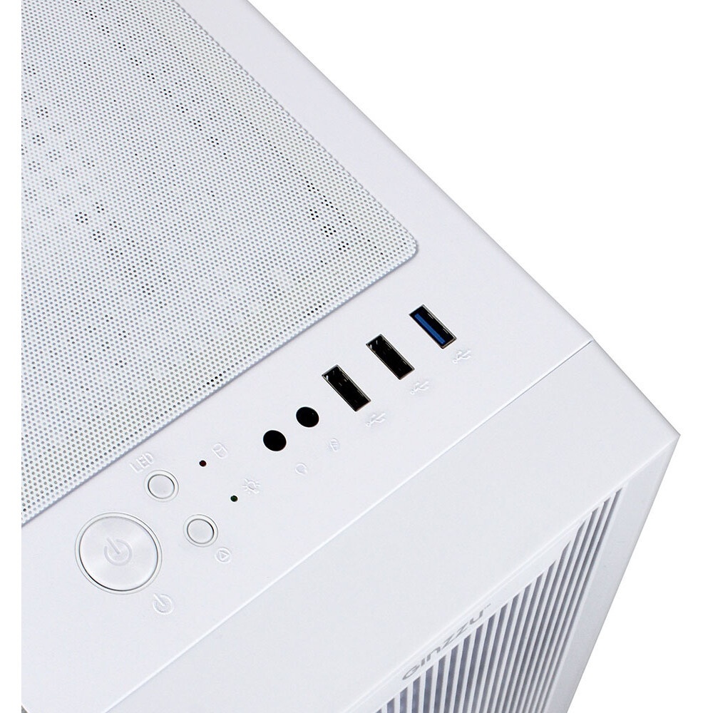 Корпус Оклик OCC-MN302F белый без БП mATX 1xUSB2.0 1xUSB3.0 audio