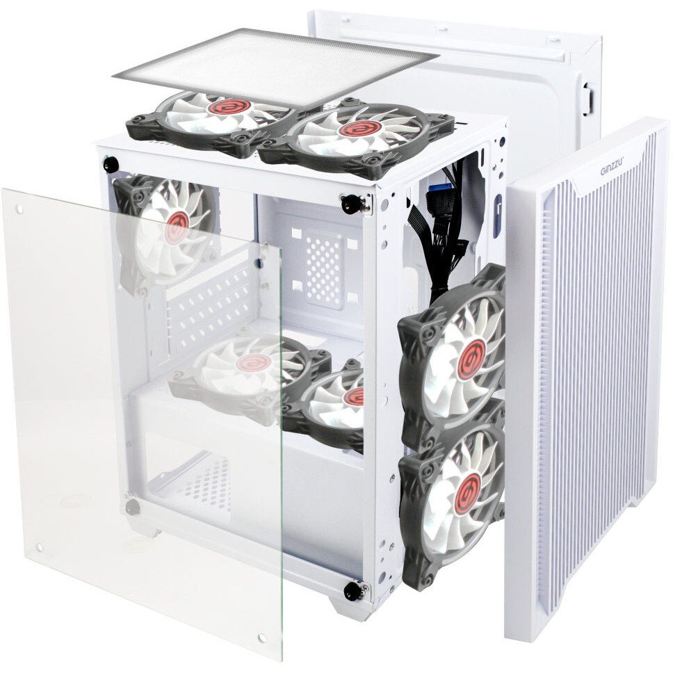 Корпус Оклик OCC-MN302F белый без БП mATX 1xUSB2.0 1xUSB3.0 audio
