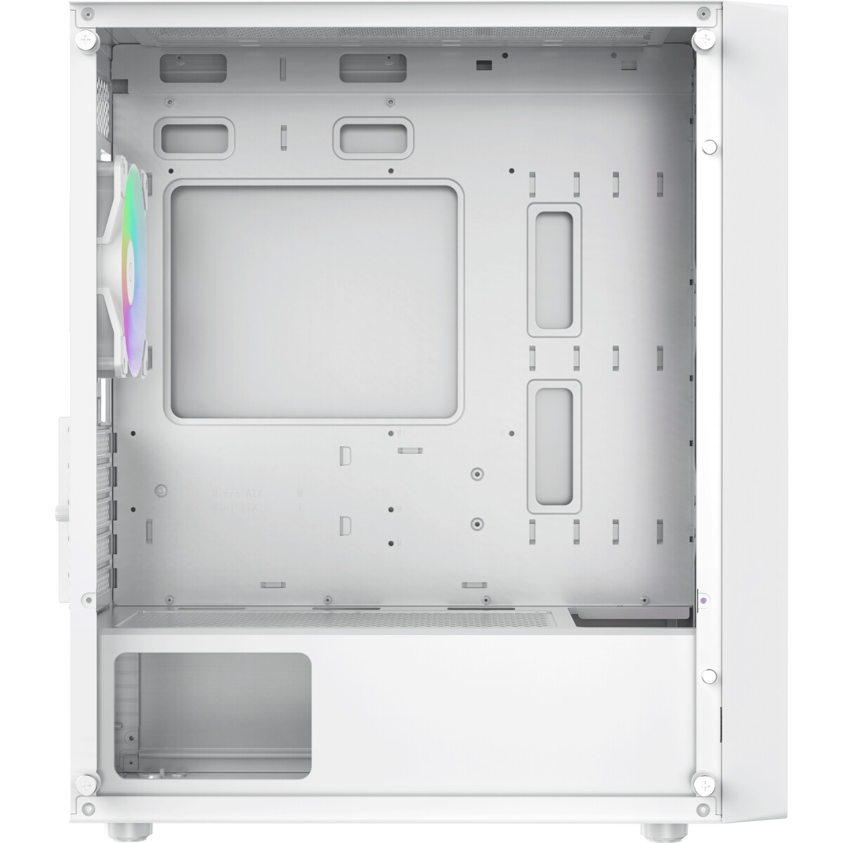 Корпус Оклик OCC-MN302F белый без БП mATX 1xUSB2.0 1xUSB3.0 audio