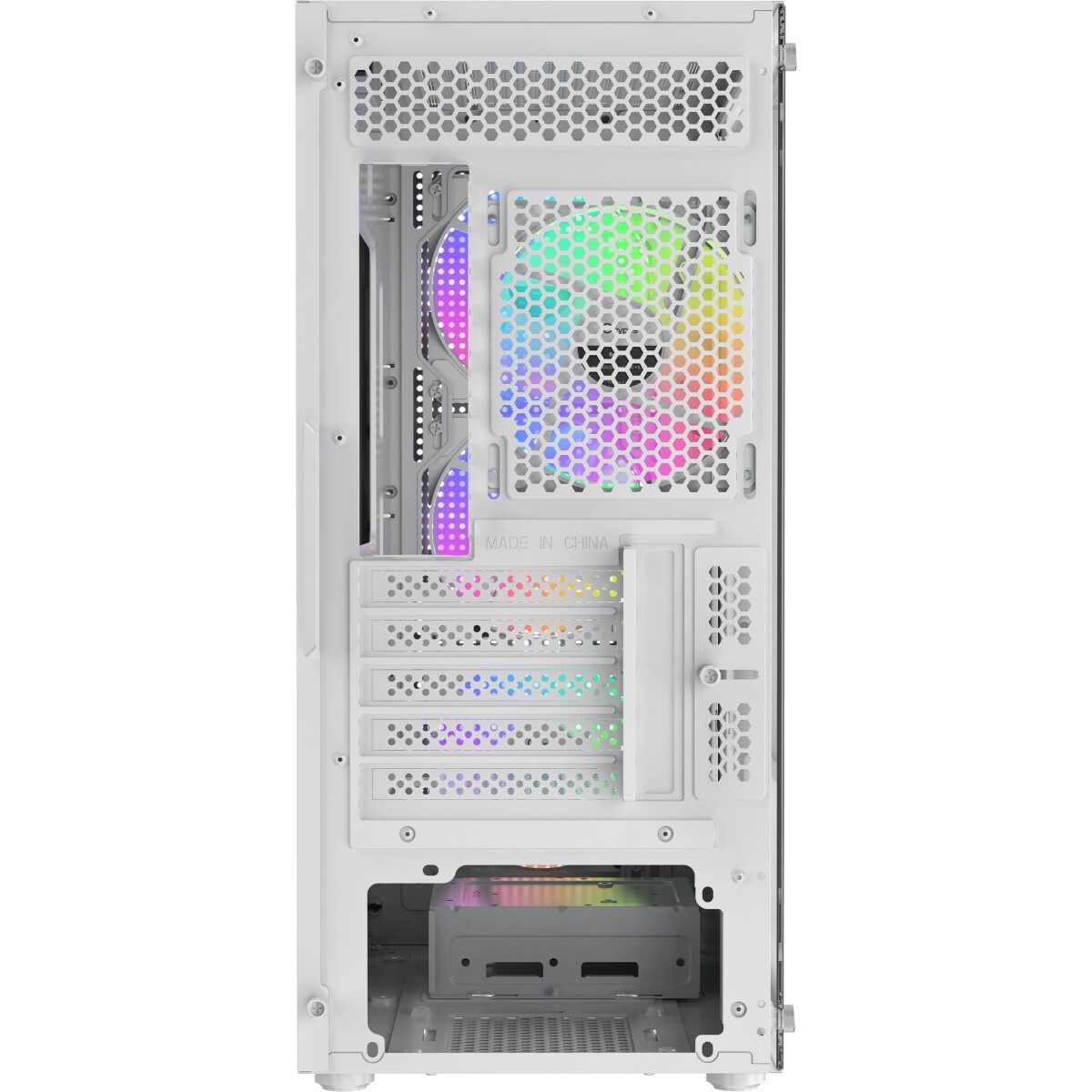 Корпус Оклик OCC-MN302F белый без БП mATX 1xUSB2.0 1xUSB3.0 audio
