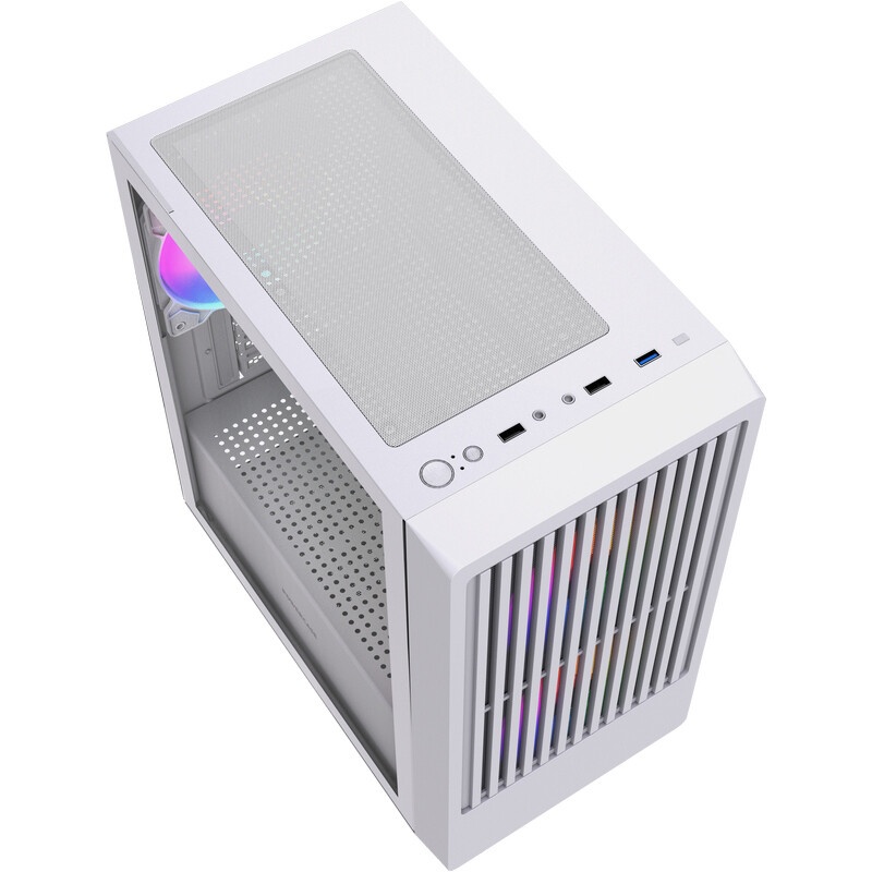 Корпус Оклик OCC-MN302F белый без БП mATX 1xUSB2.0 1xUSB3.0 audio