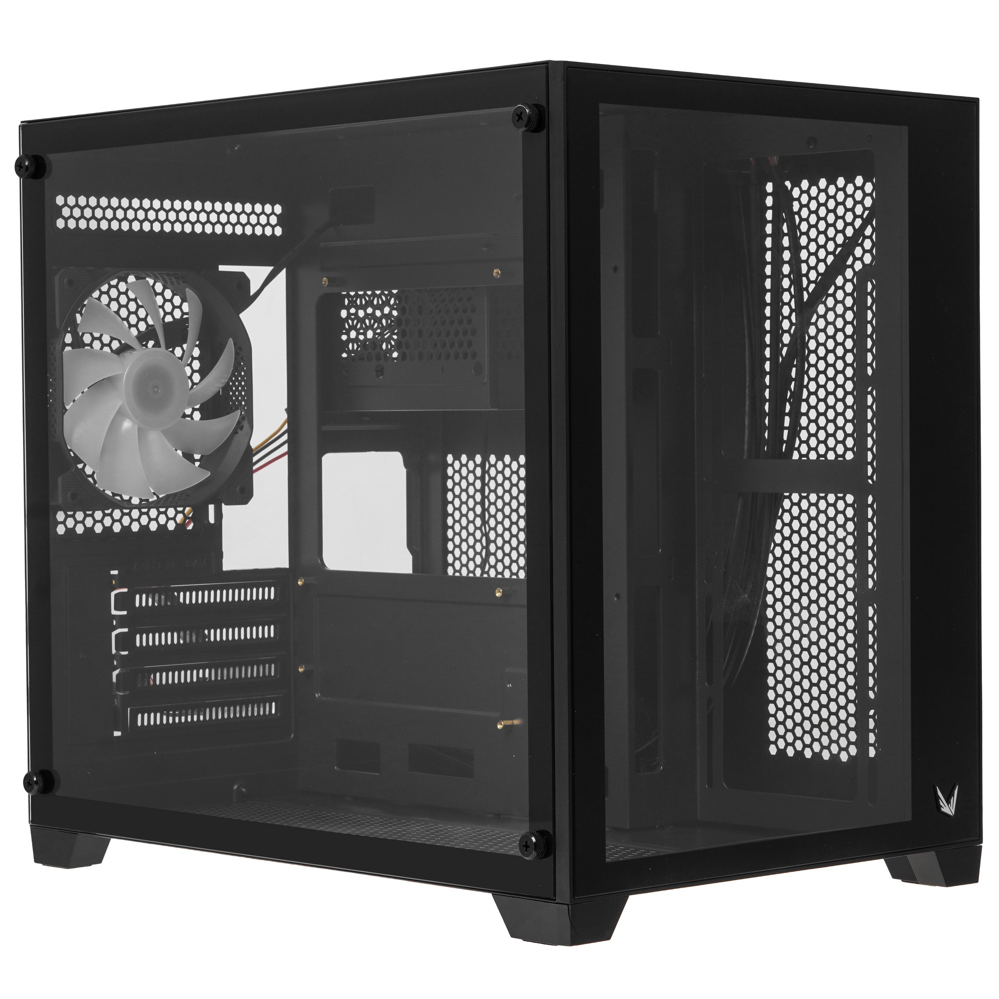 Компьютерный корпус AeroCool / Formula Crystal Z5 черный без БП mATX 1x120mm 2xUSB2.0 1xUSB3.0 audio