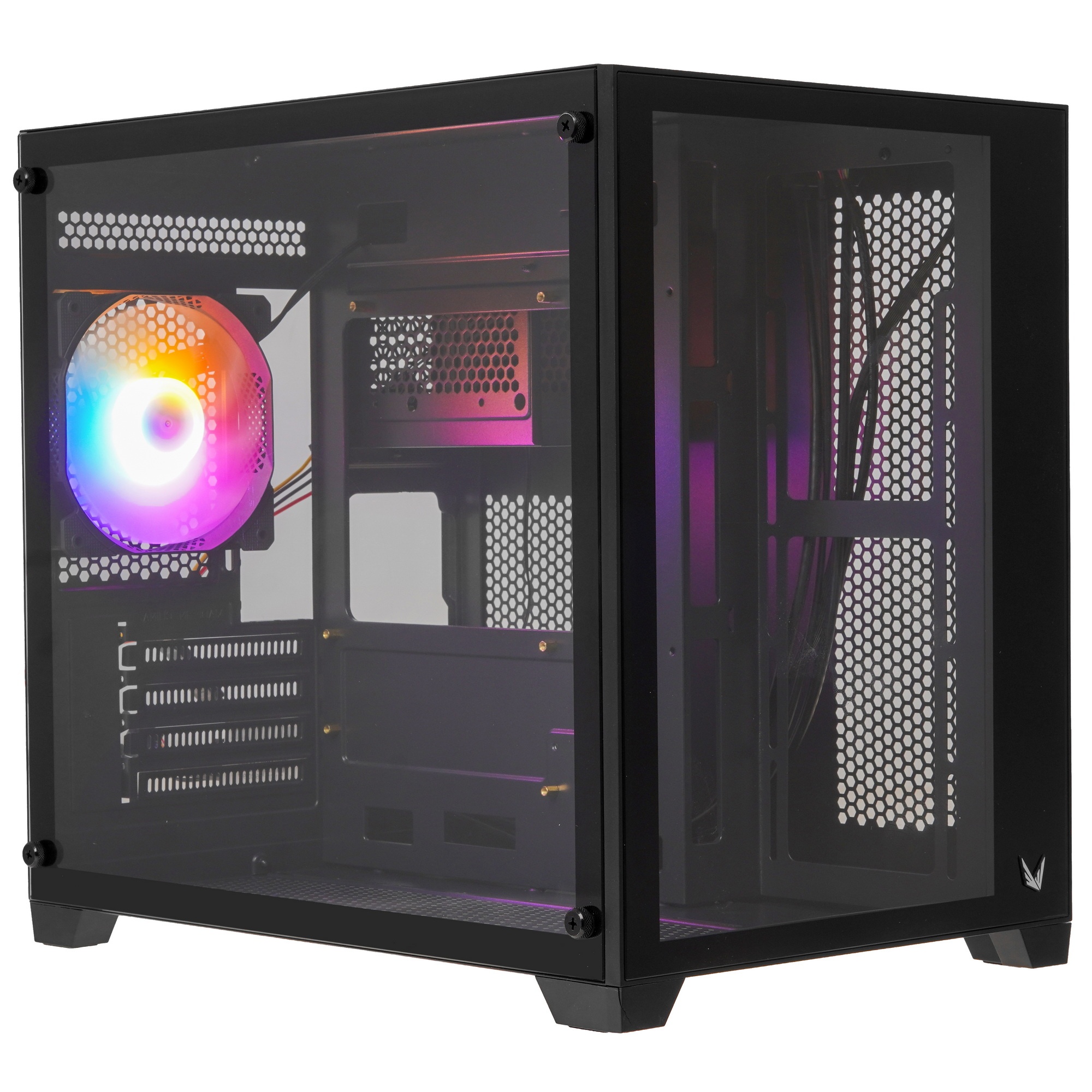 Компьютерный корпус AeroCool / Formula Crystal Z5 черный без БП mATX 1x120mm 2xUSB2.0 1xUSB3.0 audio