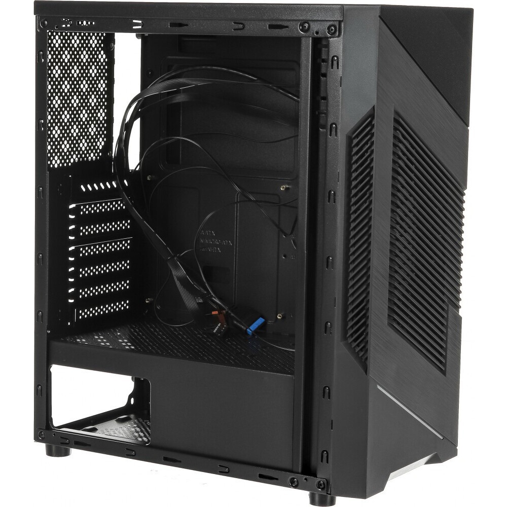 Компьютерный корпус Accord JP-X черный без БП ATX 2xUSB2.0 1xUSB3.0 bott PSU