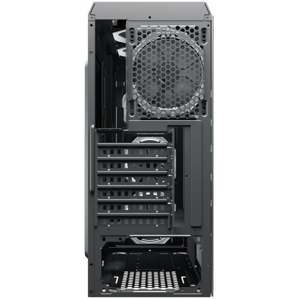 Компьютерный корпус Accord JP-X черный без БП ATX 2xUSB2.0 1xUSB3.0 bott PSU