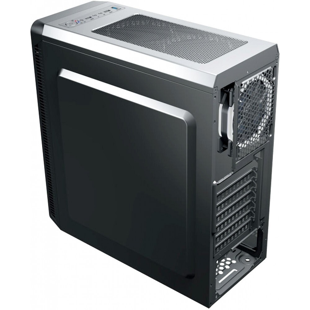 Компьютерный корпус Accord JP-X черный без БП ATX 2xUSB2.0 1xUSB3.0 bott PSU