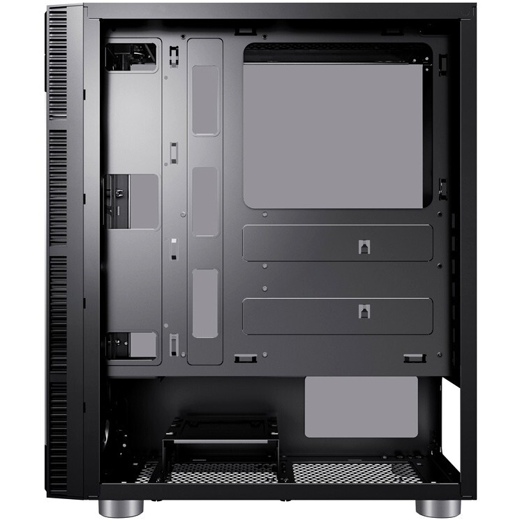 Компьютерный корпус Accord JP-X черный без БП ATX 2xUSB2.0 1xUSB3.0 bott PSU