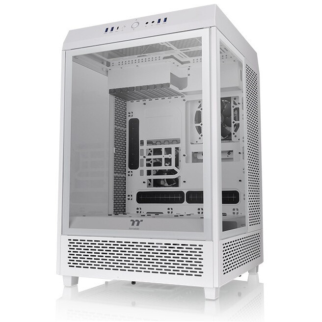 Компьютерный корпус Thermaltake The Tower 500 Snow CA-1X1-00M6WN-00 White,Win,SPCC,Tempered Glass*3,