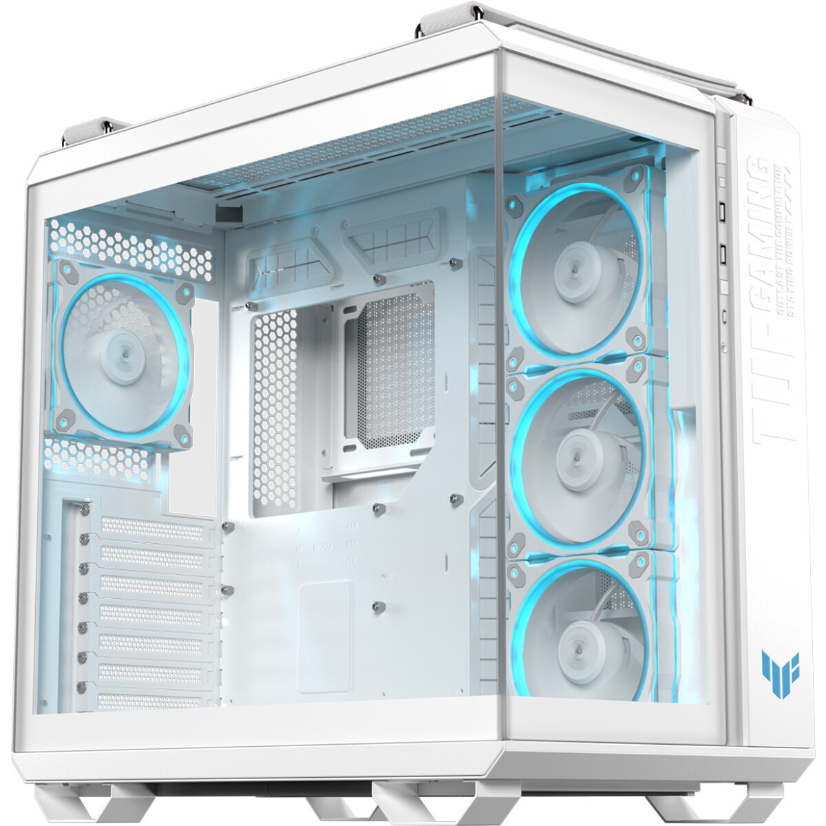 Компьютерный корпус Thermaltake The Tower 500 Snow CA-1X1-00M6WN-00 White,Win,SPCC,Tempered Glass*3,