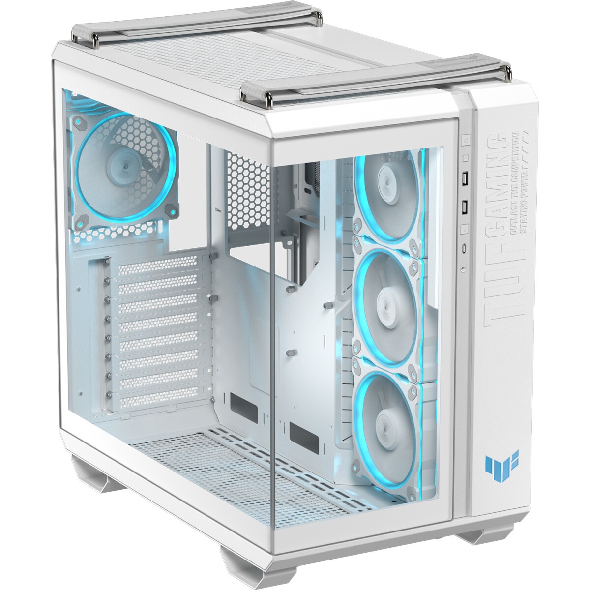 Компьютерный корпус Thermaltake The Tower 500 Snow CA-1X1-00M6WN-00 White,Win,SPCC,Tempered Glass*3,