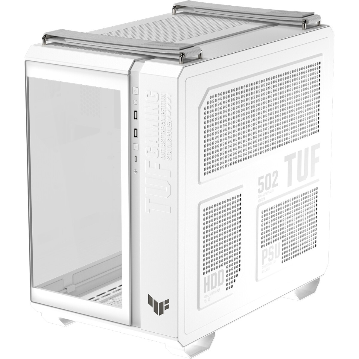 Компьютерный корпус Thermaltake The Tower 500 Snow CA-1X1-00M6WN-00 White,Win,SPCC,Tempered Glass*3,