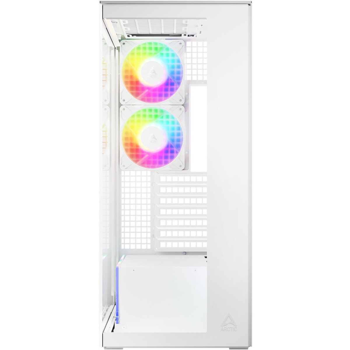 Компьютерный корпус Thermaltake The Tower 500 Snow CA-1X1-00M6WN-00 White,Win,SPCC,Tempered Glass*3,