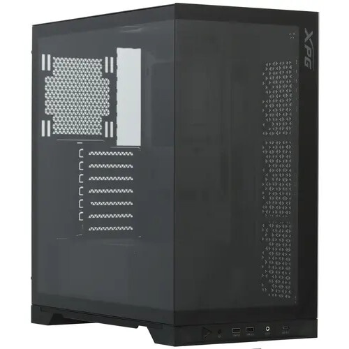 Компьютерный корпус XPG INVADER X BLACK (INVADERXMT-BKCWW) Mid-Tower Gaming ATX PC Case with Panoram