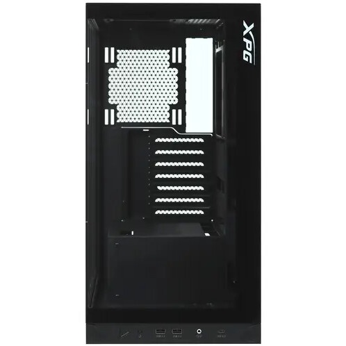 Компьютерный корпус XPG INVADER X BLACK (INVADERXMT-BKCWW) Mid-Tower Gaming ATX PC Case with Panoram