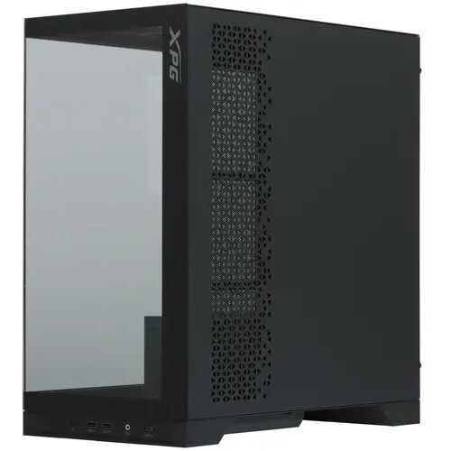 Компьютерный корпус XPG INVADER X BLACK (INVADERXMT-BKCWW) Mid-Tower Gaming ATX PC Case with Panoram